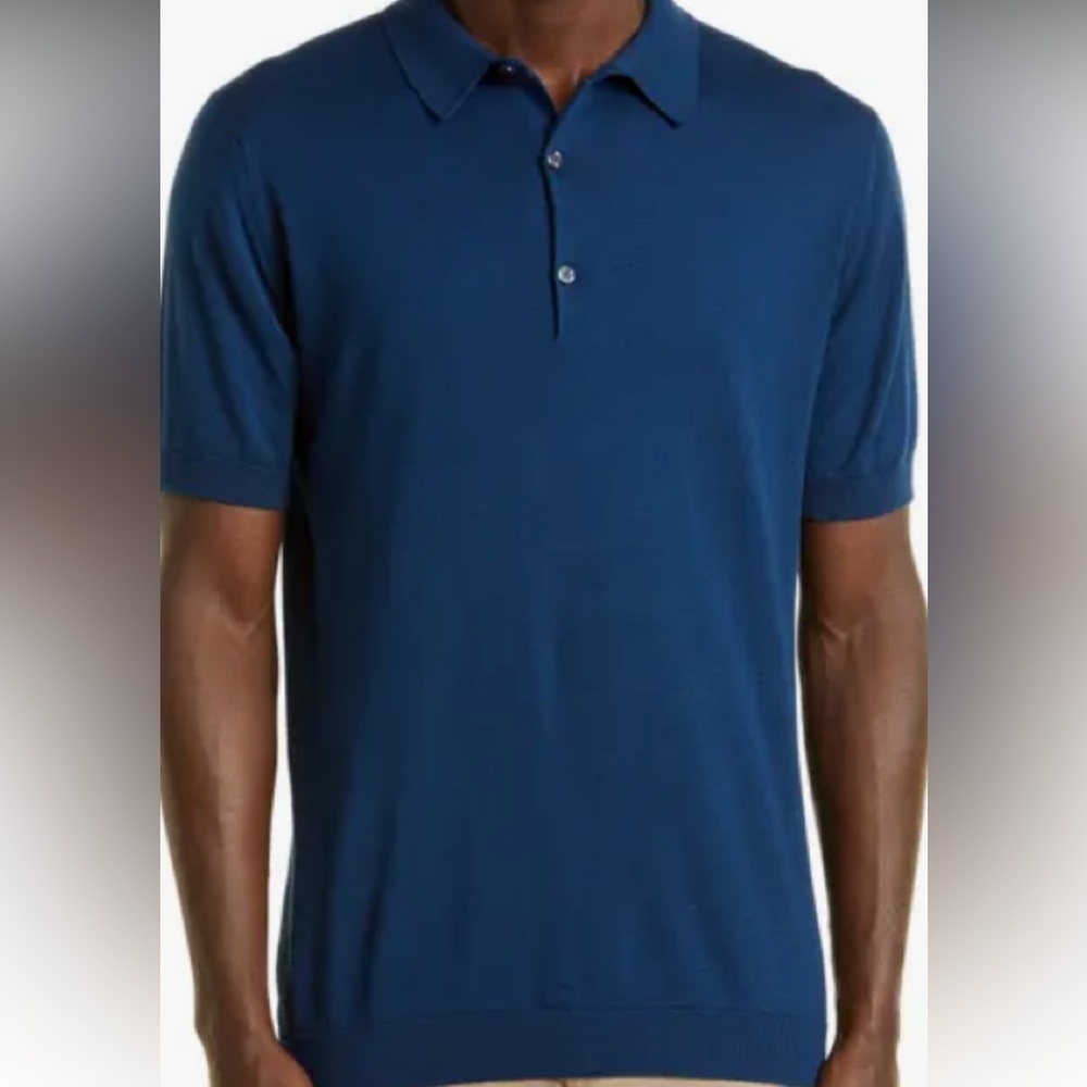 NWOT JOHN SMEDLEY 100% cotton polo Shirt, size XL